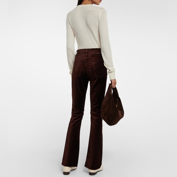 New AGOLDE Nico High Rise Slim Boot in Chocolate Milk Size 32 - Picture 15 of 16